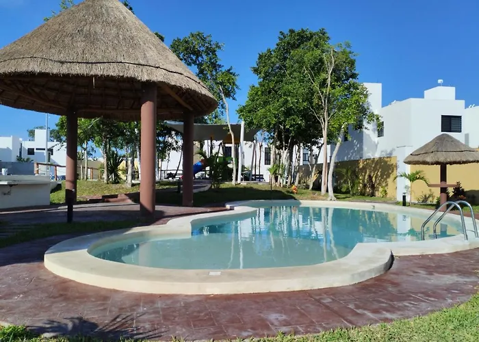 Casa En Privada Con Alberca, Excelente Para Vacaciones Y Descanso Casa de férias *